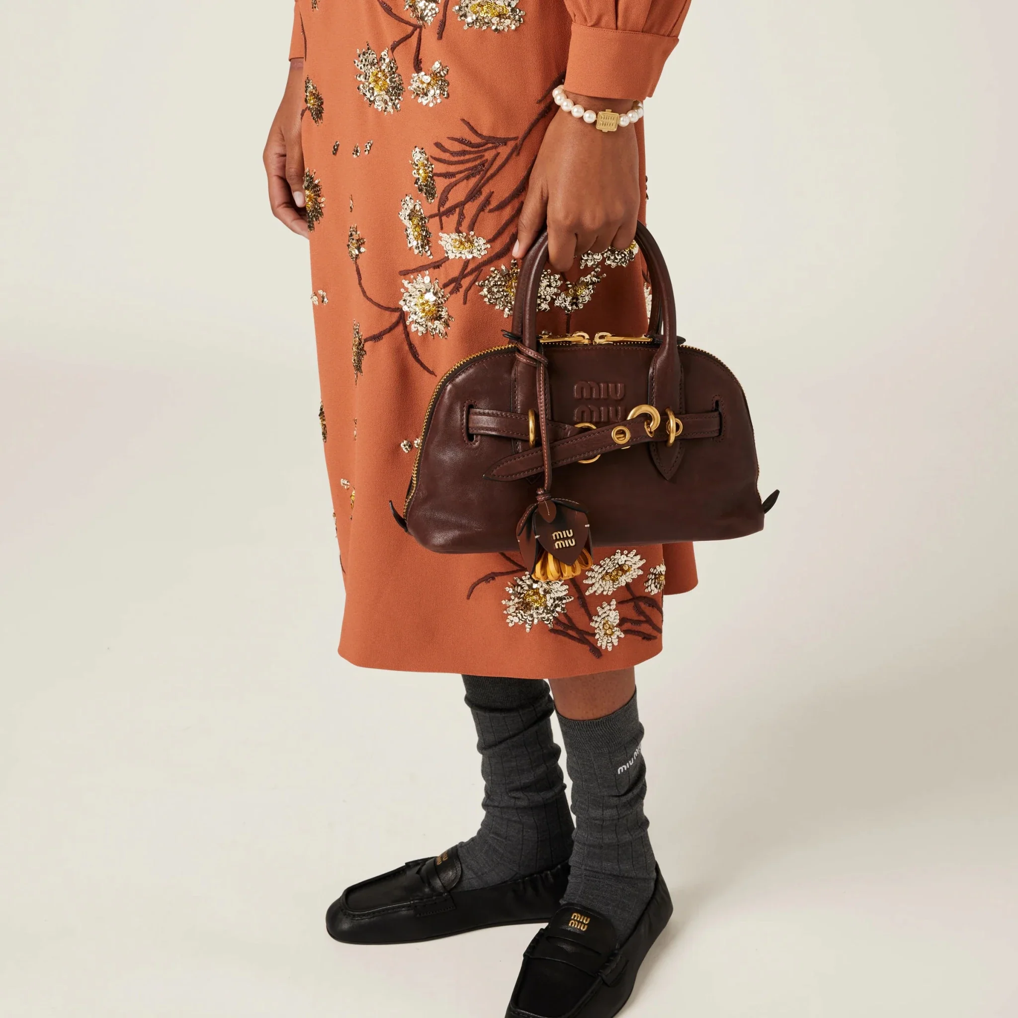 Miu Miu Aventure Nappa Leather Top-Handle Bag Small - Image 2