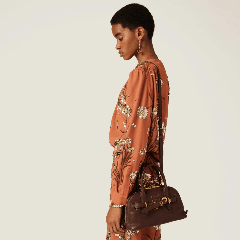Miu Miu Aventure Nappa Leather Top-Handle Bag Small - Image 3
