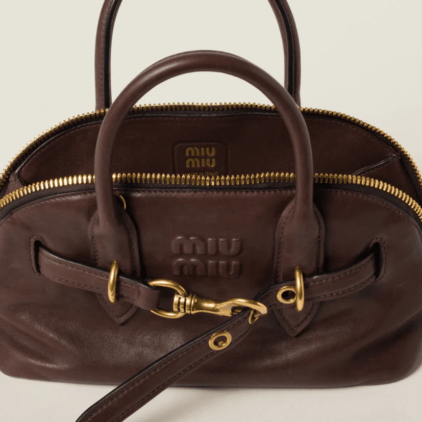 Miu Miu Aventure Nappa Leather Top-Handle Bag Small - Image 7