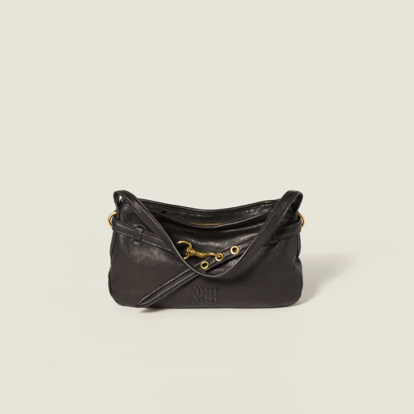 Miu Miu Aventure Nappa Leather Black Bag