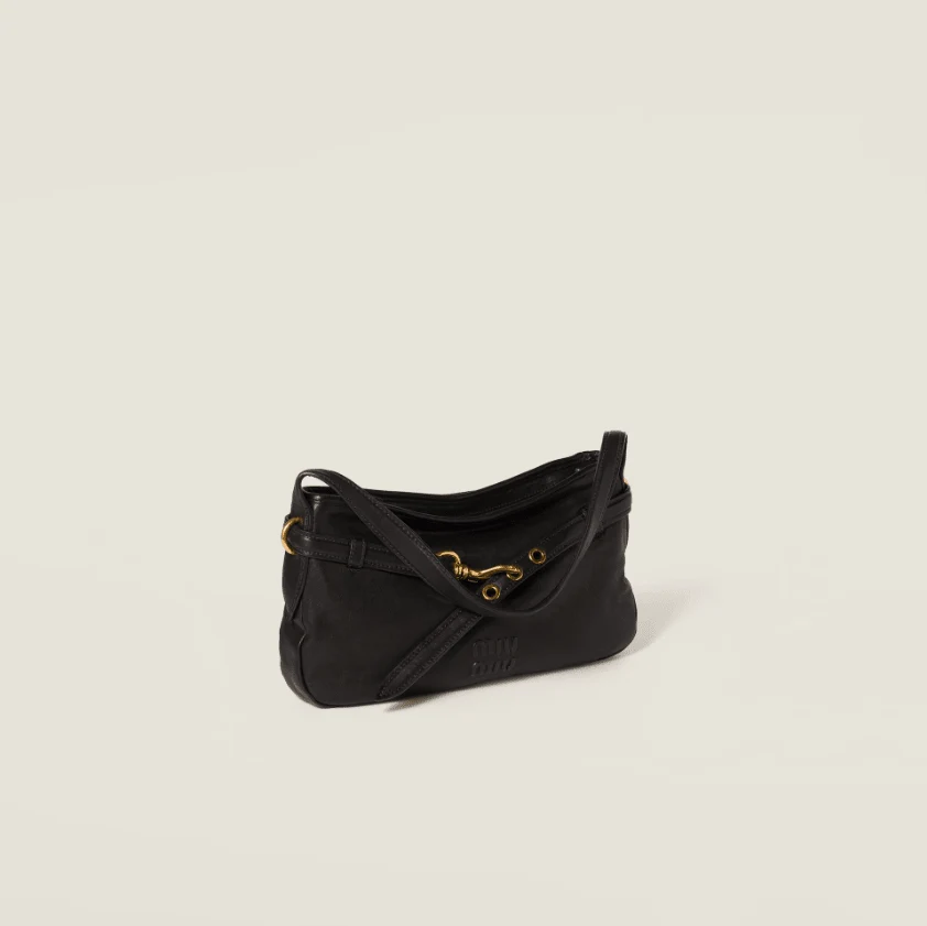 Miu Miu Aventure Nappa Leather Black Bag - Image 2