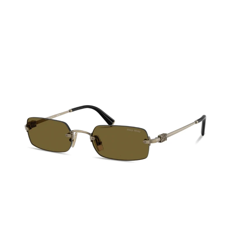 Miu Miu Eyewear Loden Brown Lenses Sunglasses - Image 2