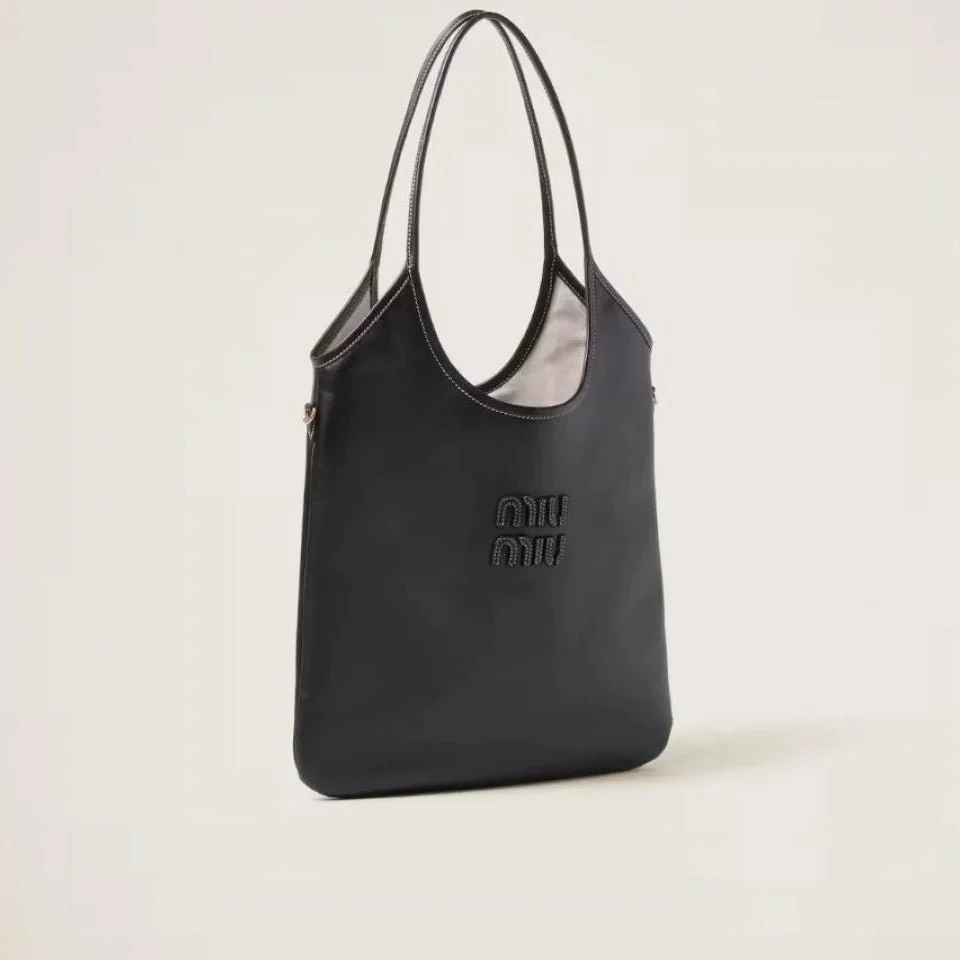Miu Miu IVY Leather Bag Black - Image 4