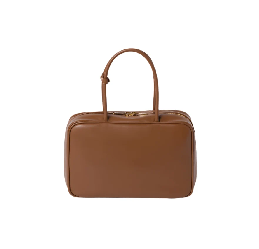 Miu Miu Leather Beau Bag Cognac - Image 5