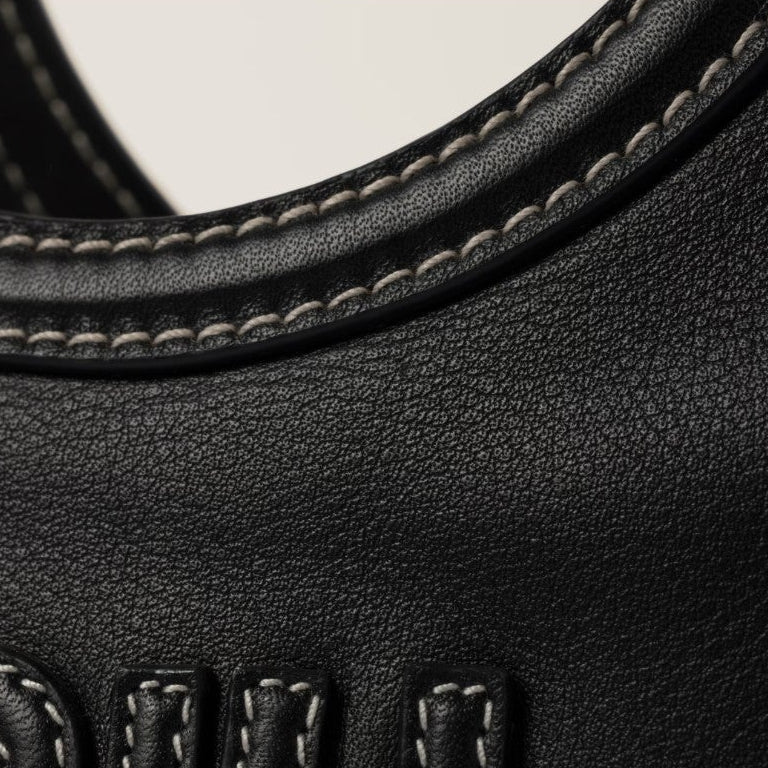 Miu Miu IVY Leather Bag Black Small - Image 6