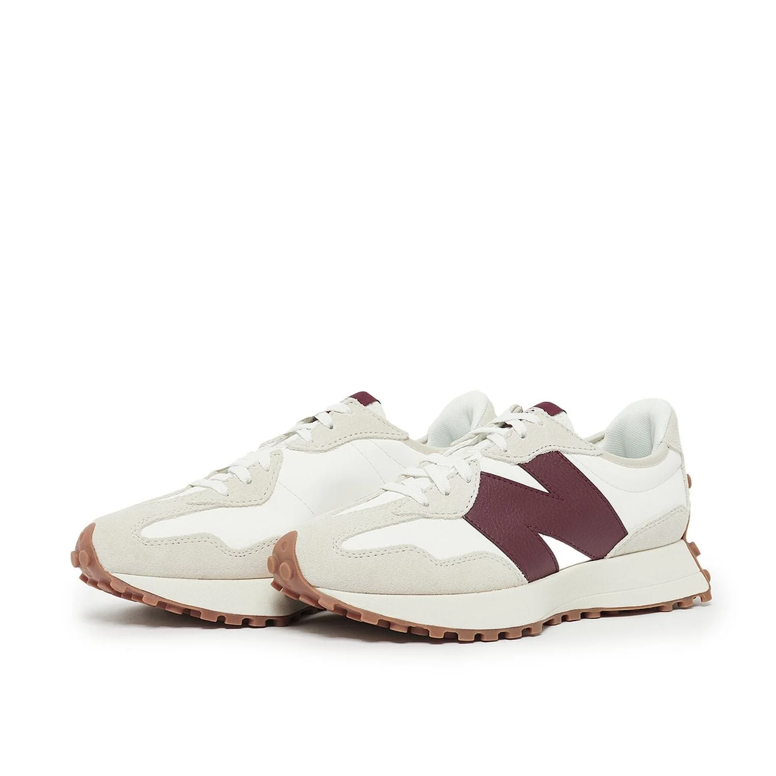 New Balance 327 White Dark Red - Image 3