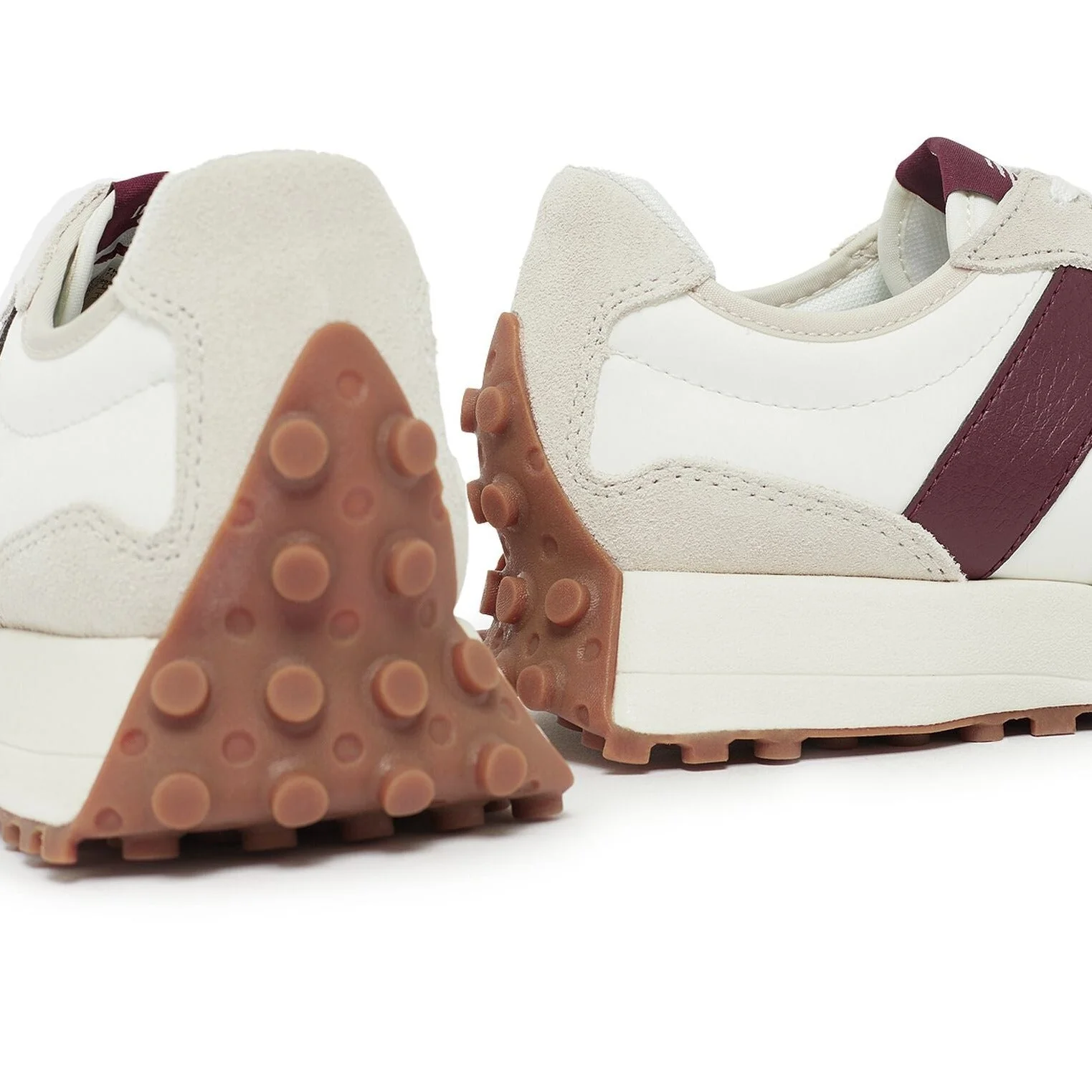 New Balance 327 White Dark Red - Image 4