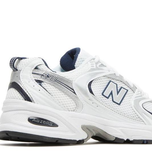 New Balance 530 in White With Natural Indigo - Image 6