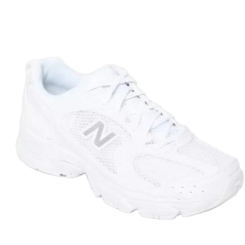 New Balance Sneaker Trainers In All White - Image 2