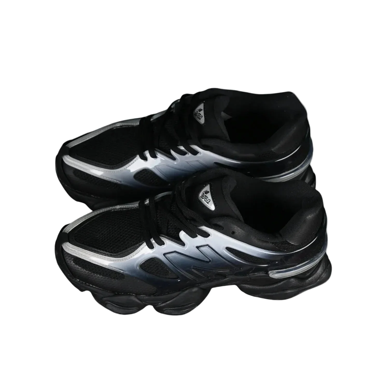 New Balance Silver Metallic Black Sports Sneaker - Image 5
