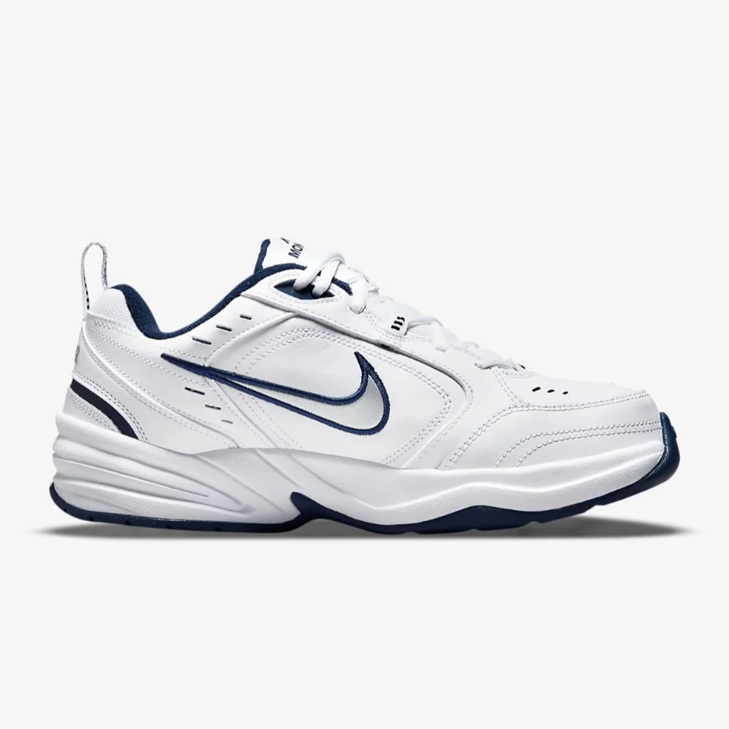 Nike Air Monarch IV Training (White / Midnight Navy) - Image 2