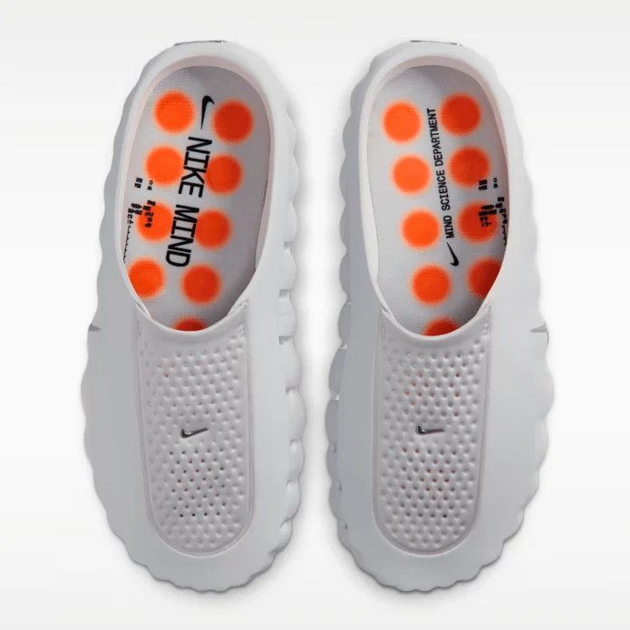 Nike Mind 001 Unisex Bregame Mules Grey - Image 6