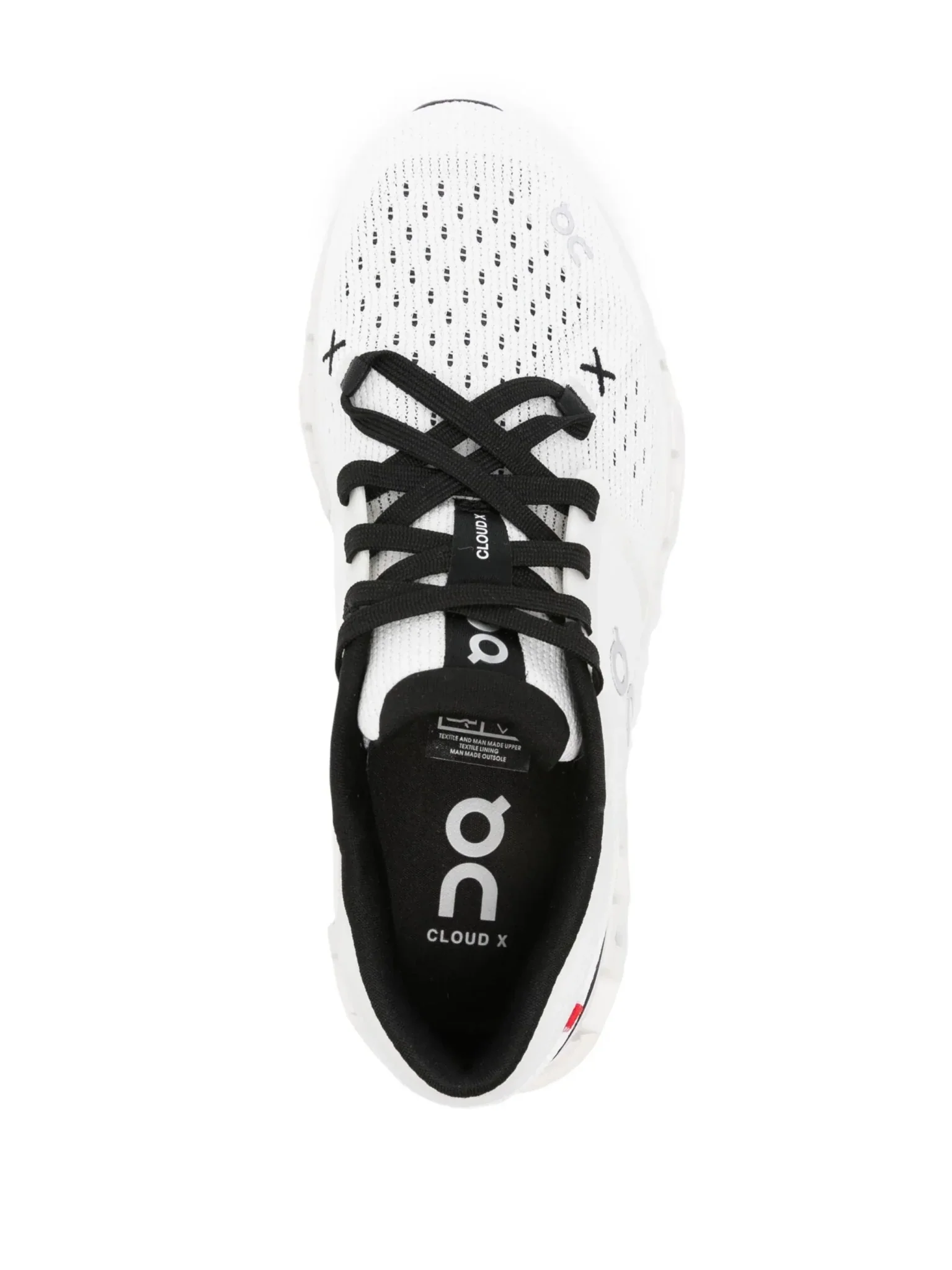 On Cloud Sneakers White/Black - Image 2