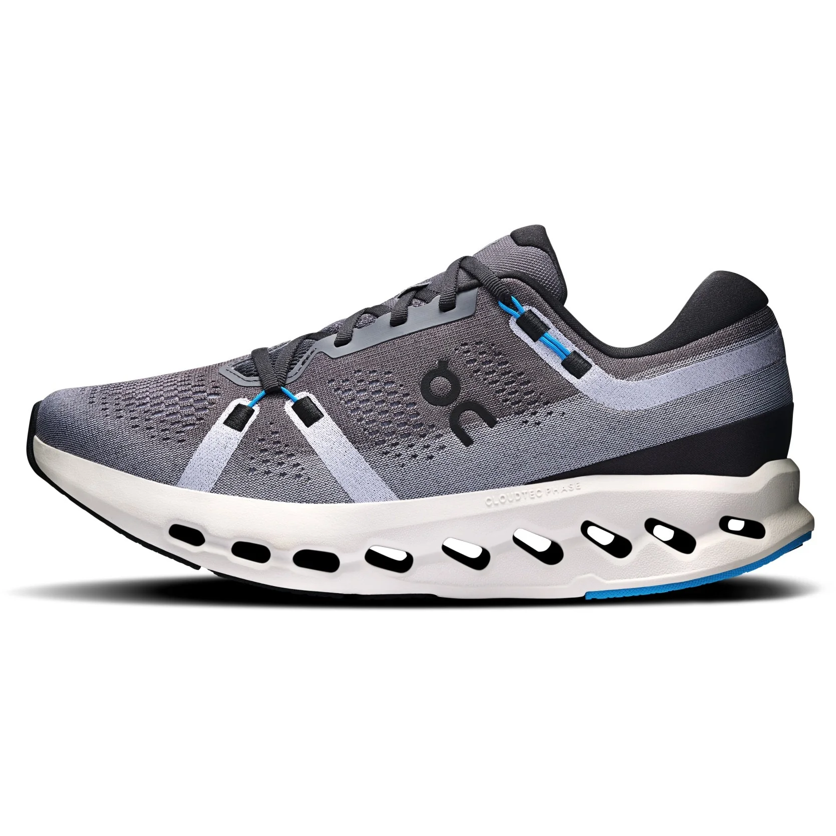 On Cloudsurfer 2 Running Shoes Men - Black | Malibu - Image 2