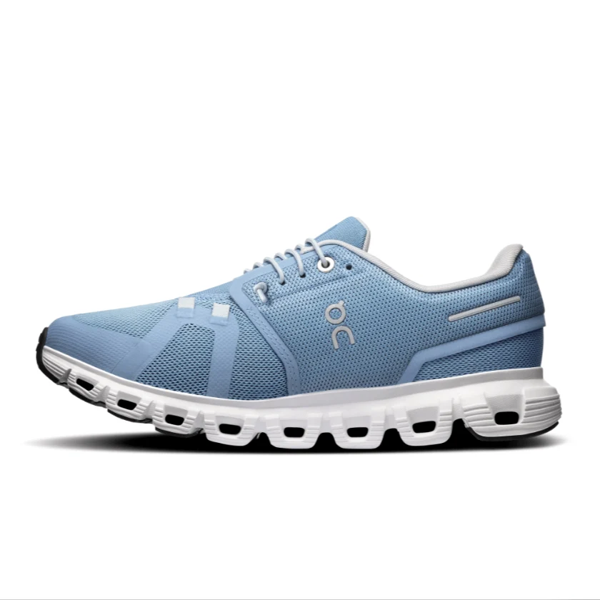 On Running Cloud 6 Chambray | White - Image 3