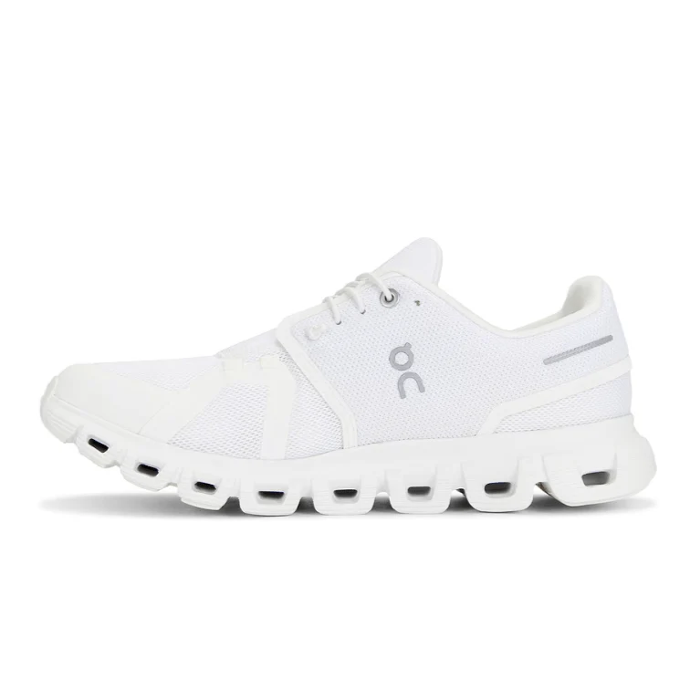 On Running Cloud 6 Sneakers All White - Image 2
