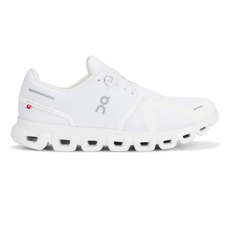On Running Cloud 6 Sneakers All White - Image 3