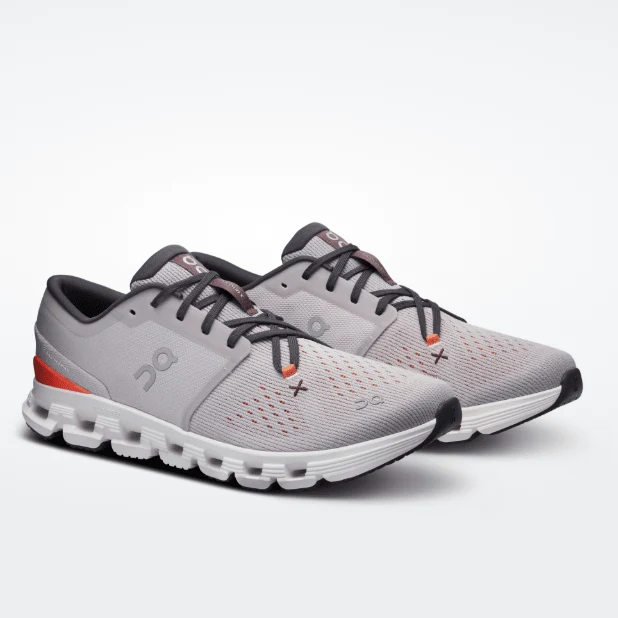 On Running Cloud X 4 Silver | Flame