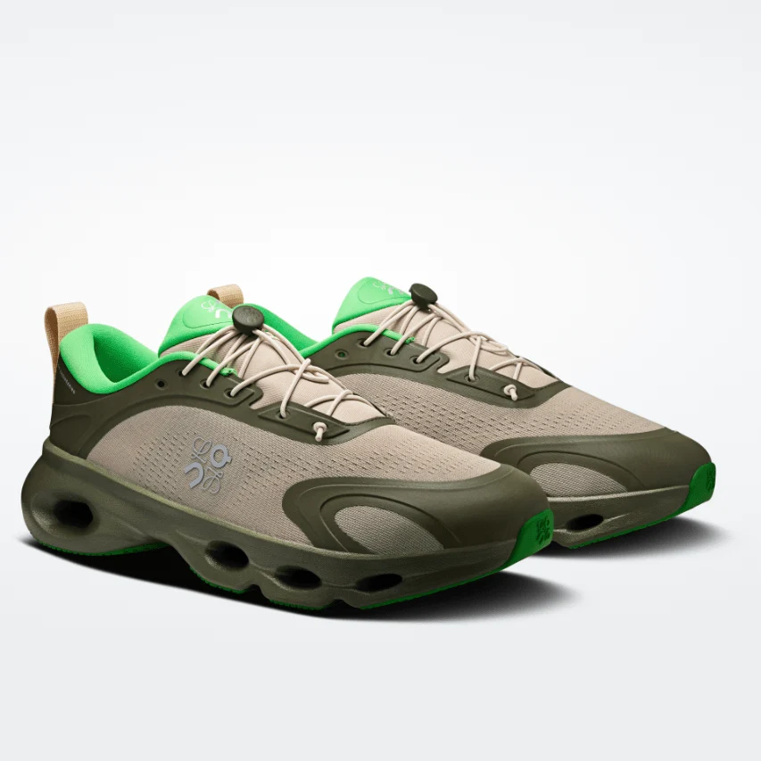 On Running Cloudsolo Loewe Khaki Green | Sand Sneakers