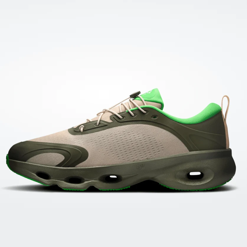 On Running Cloudsolo Loewe Khaki Green | Sand Sneakers - Image 3