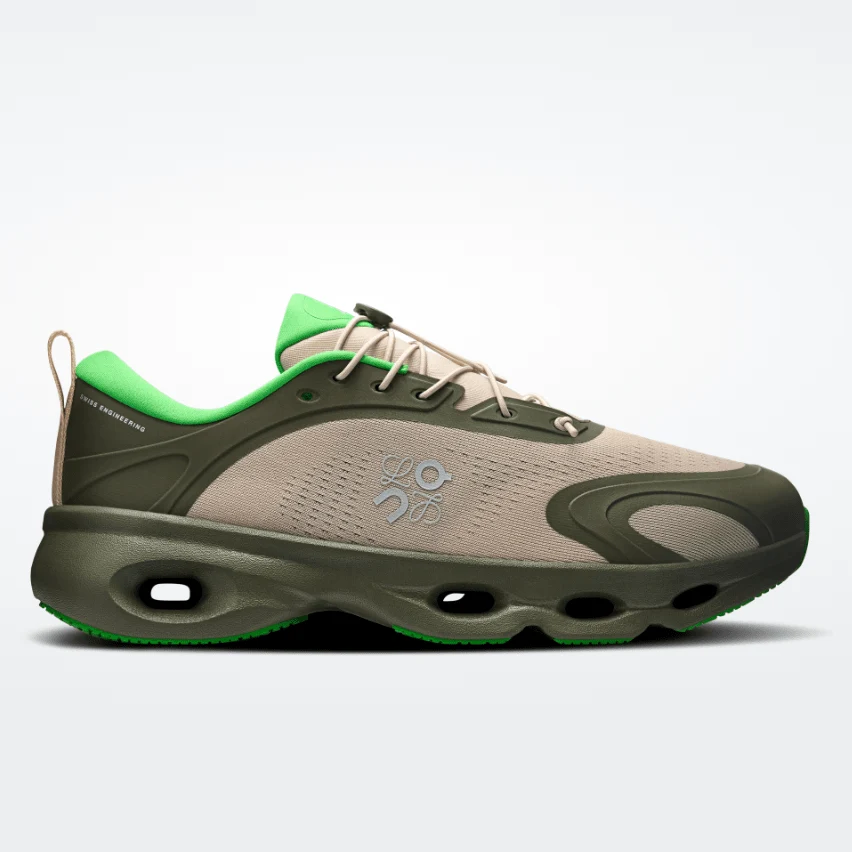 On Running Cloudsolo Loewe Khaki Green | Sand Sneakers - Image 6