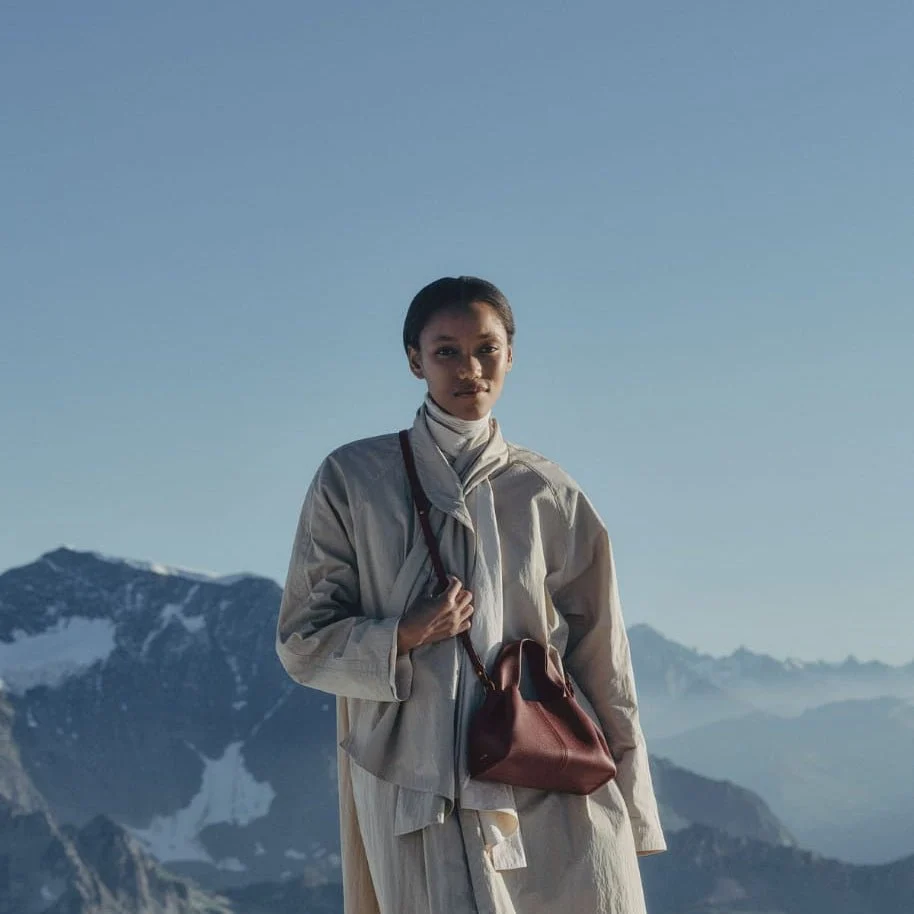 Polène Numero Neuf Mini Edition Textured Burgundy Cherry - Image 2