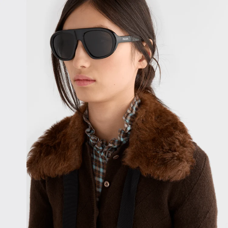 Prada Eyewear Sunglasses Slate Gray Lenses - Image 2