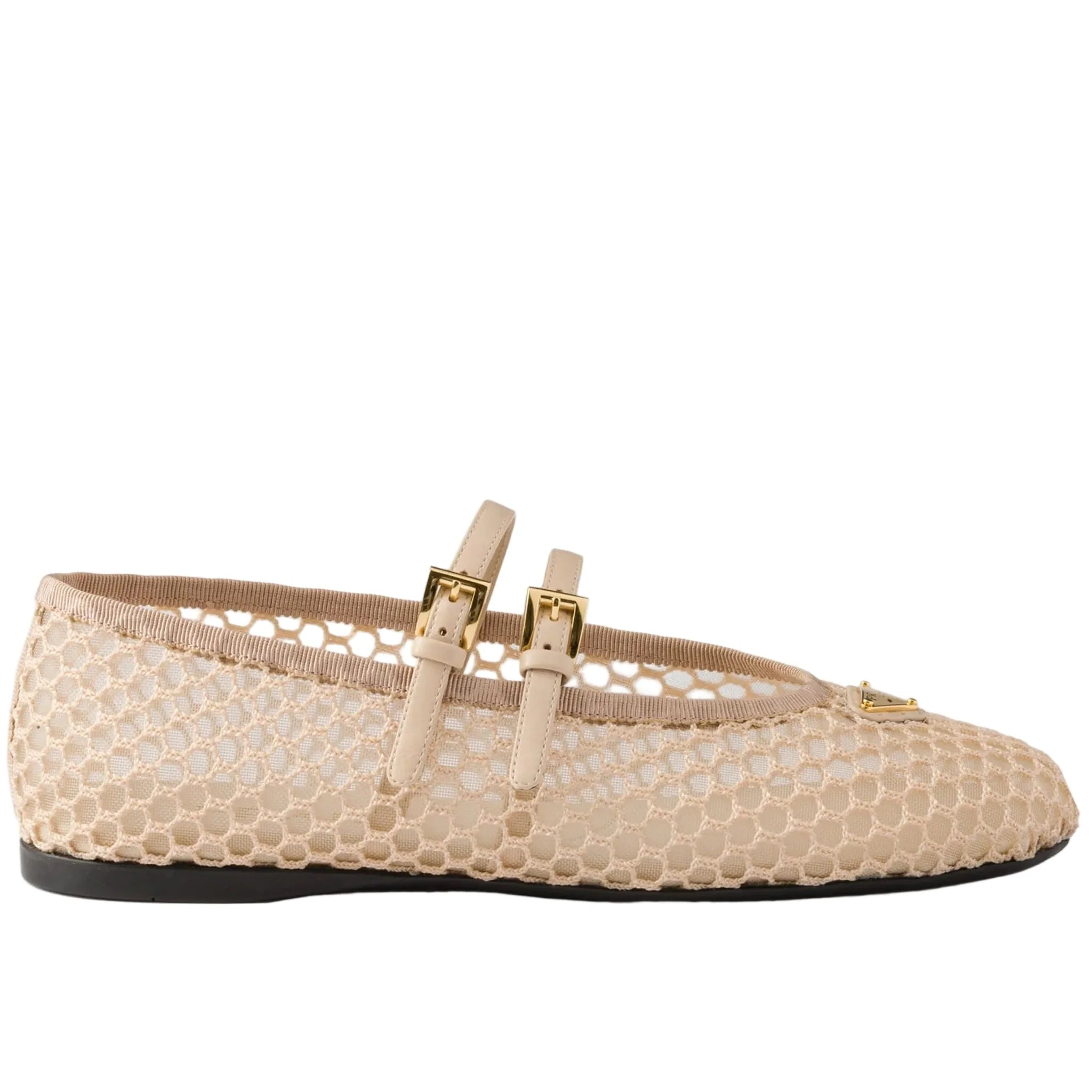 Prada Mesh Mary Jane Ballet Flats Footwear Ballerina - Image 3