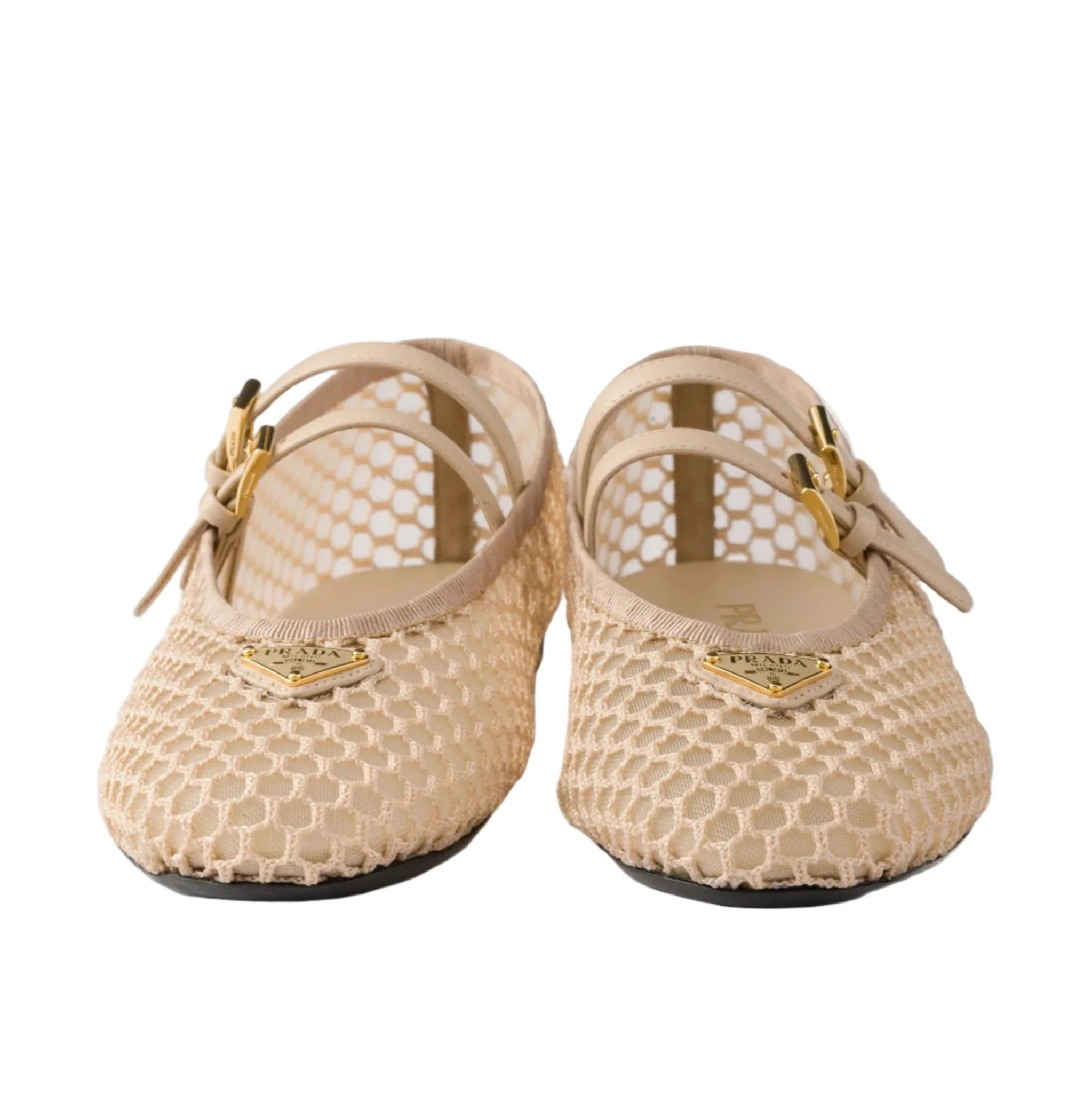 Prada Mesh Mary Jane Ballet Flats Footwear Ballerina - Image 4