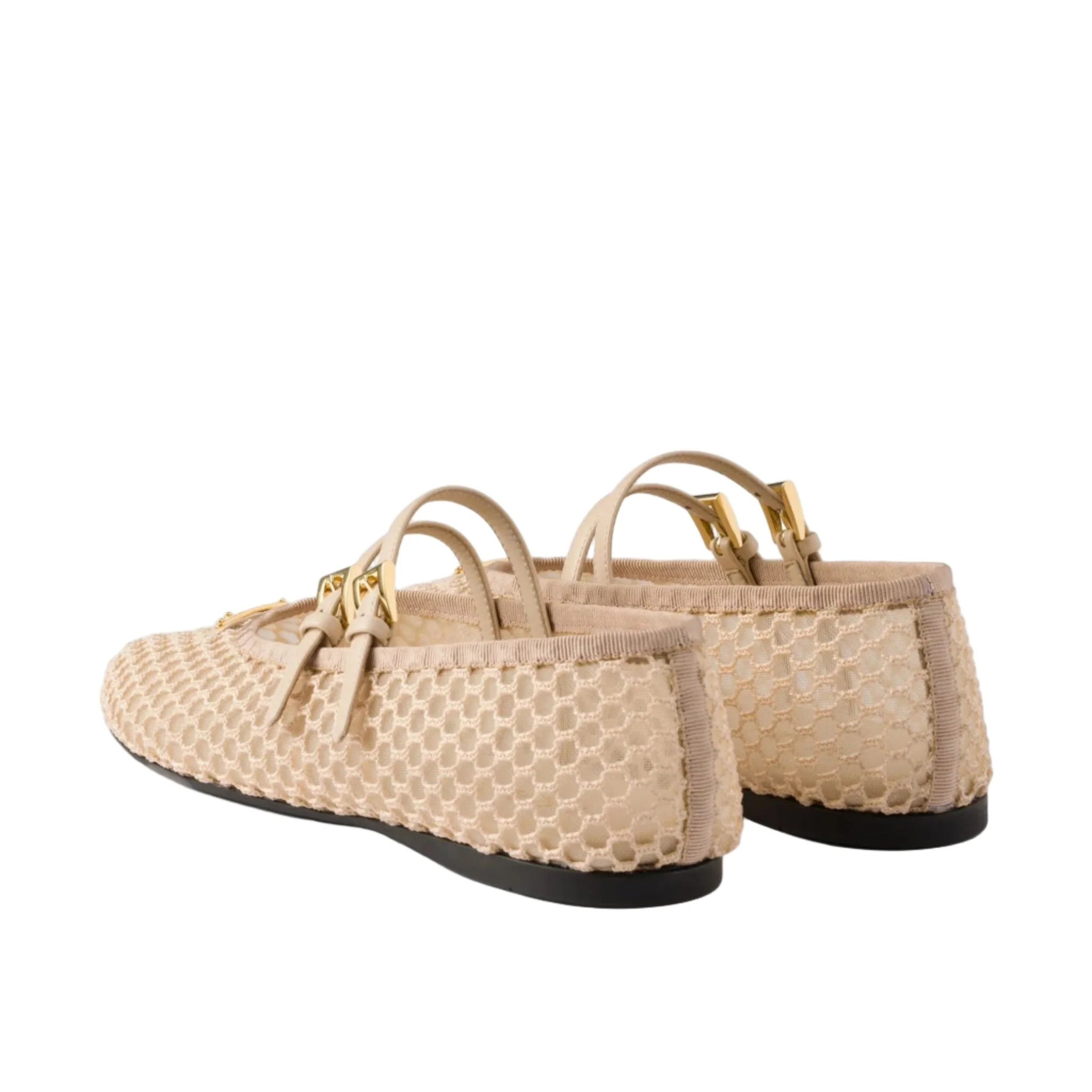 Prada Mesh Mary Jane Ballet Flats Footwear Ballerina - Image 5