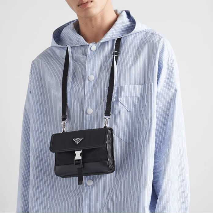 Prada Re-Nylon And Saffiano Leather Smartphone Case - Image 3