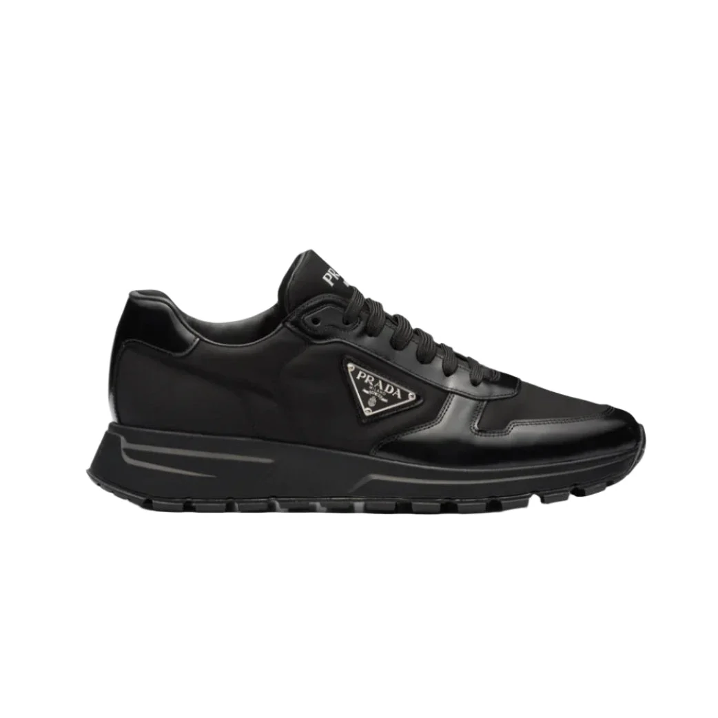 Prada Sneakers In Recycled Nylon And Patent Leather - Image 2