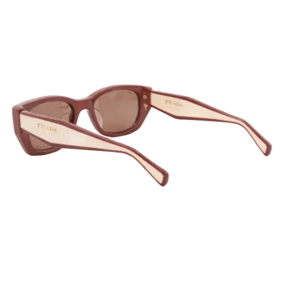 Prada Square Sunglasses Brown – Chunky Frame Luxury Eyewear - Image 3