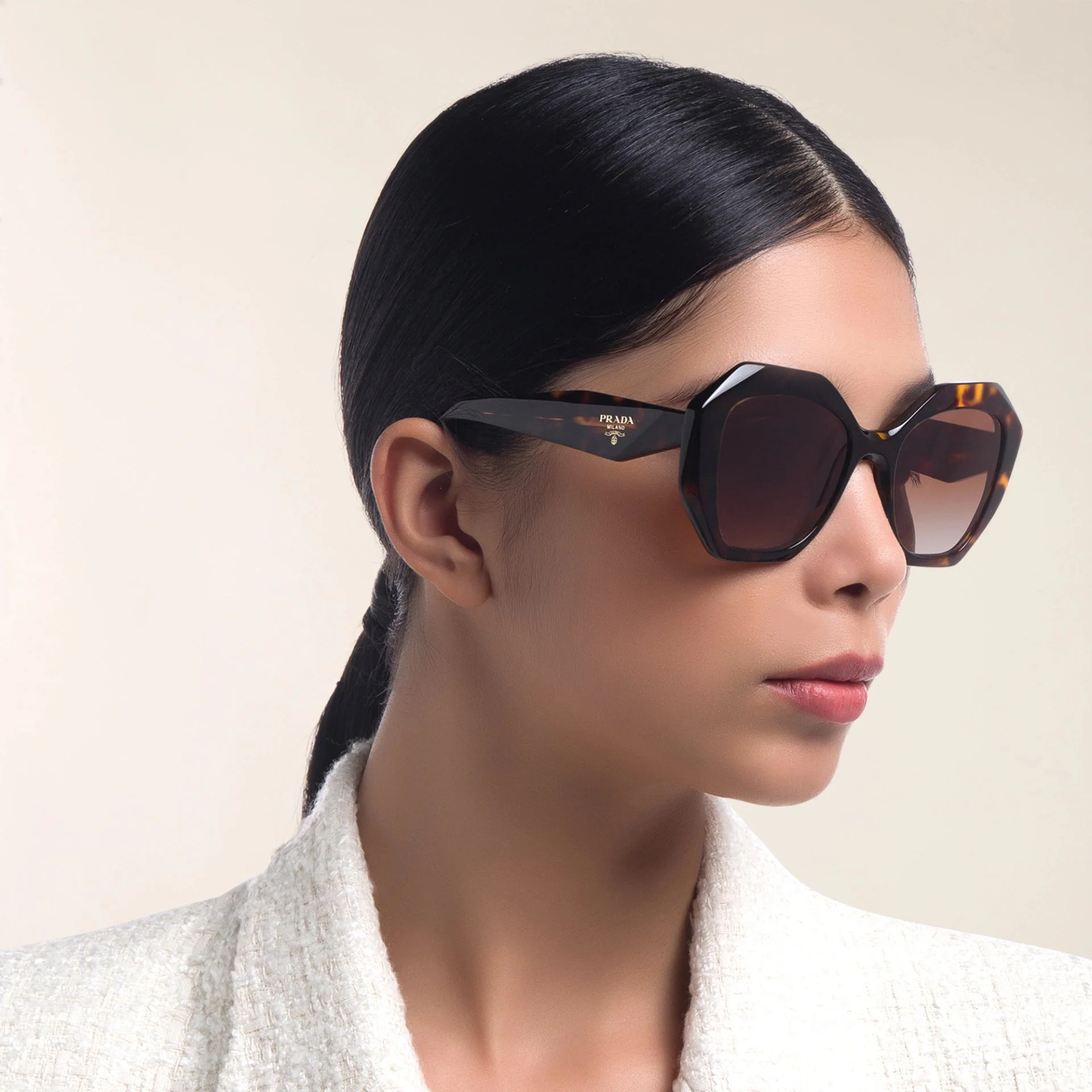 Prada Sunglasses Tortoise / Brown Gradient - Image 2
