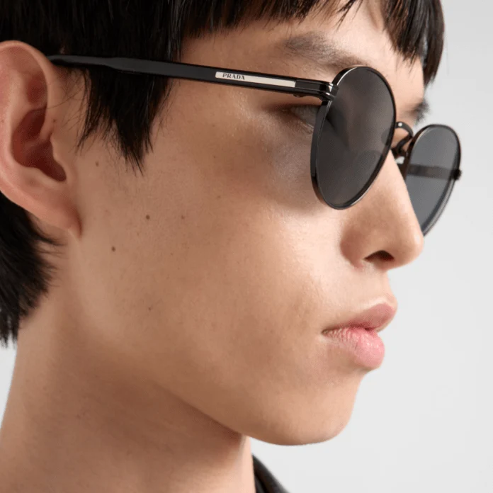 Prada Sunglasses with The Iconic Metal Plaque - Image 3
