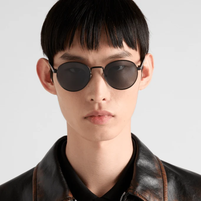 Prada Sunglasses with The Iconic Metal Plaque - Image 4