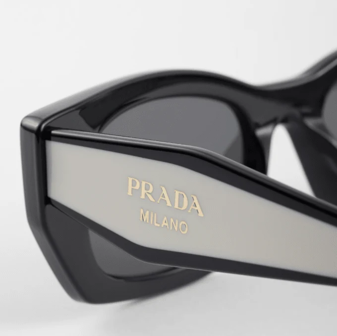 Prada Sunglasses With The Prada Color Slate Gray Lenses - Image 5