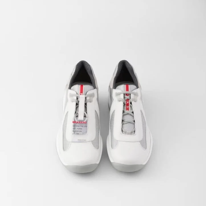 Prada White America’s Cup Original Sneakers - Image 4