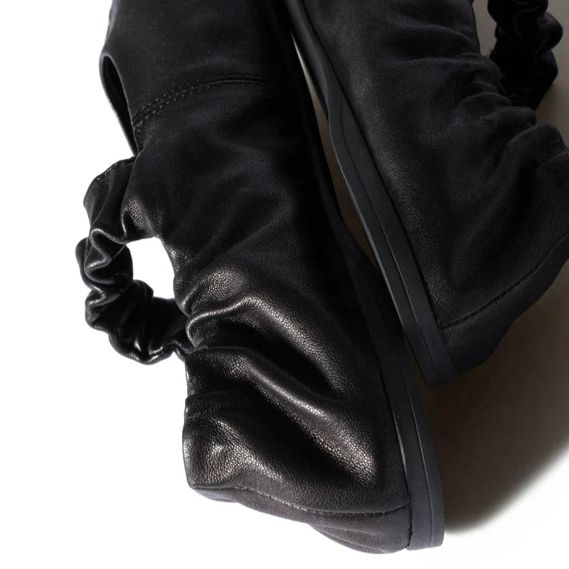 Miu Miu Ruches Nappa Leather Ballerinas - Image 3