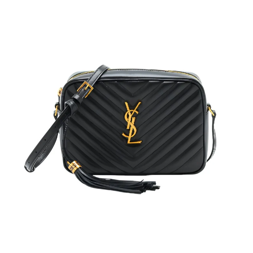 Saint Laurent Lou Camera Bag Black Leather