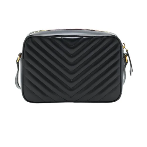Saint Laurent Lou Camera Bag Black Leather - Image 2