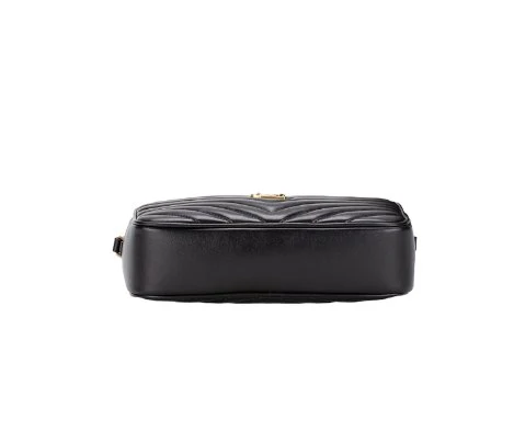 Saint Laurent Lou Camera Bag Black Leather - Image 3