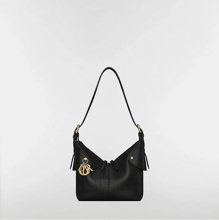 Dior Small Voyage Bag Black Flat Macrocannage Grained - Image 2