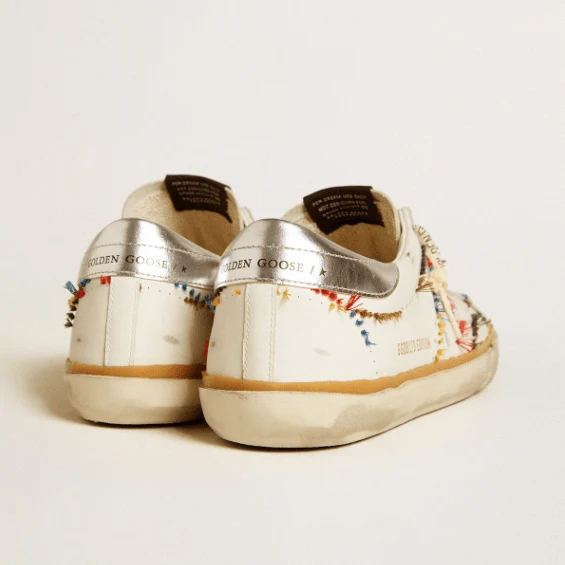 Super-Star LTD With Perforated Star And Metallic Leather Heel Tab - Image 5