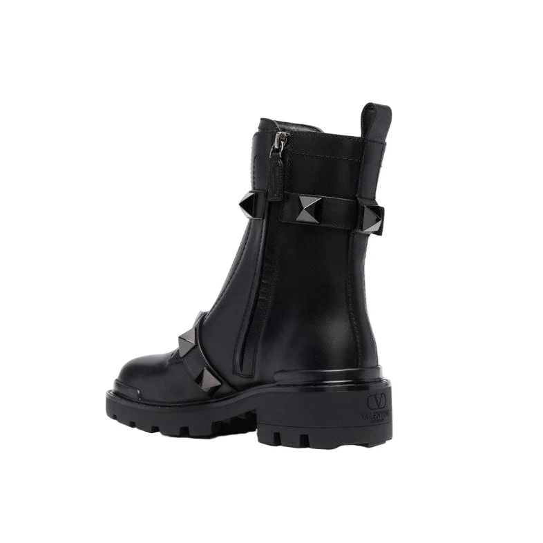 Valentino Garavani 40mm Roman Stud Combat Boots - Image 3