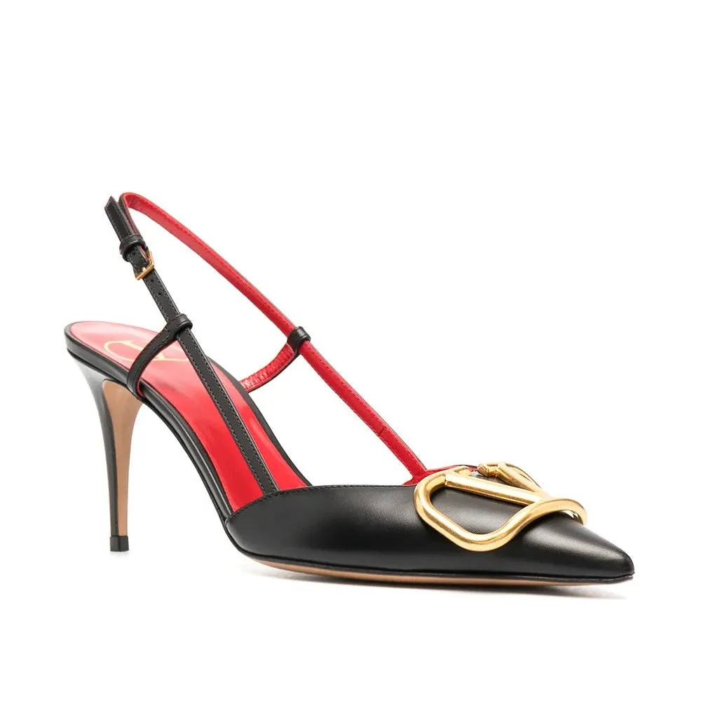 Valentino Garavani 80mm VLogo Signature Pumps Black