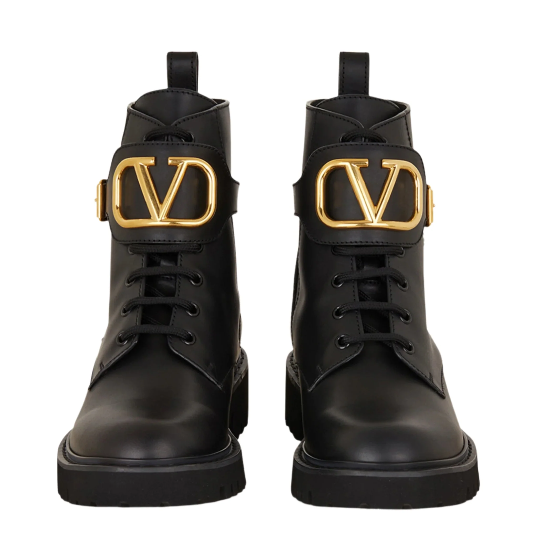 Valentino Garavani Lace-Up Boots Vlogo Signature - Image 3
