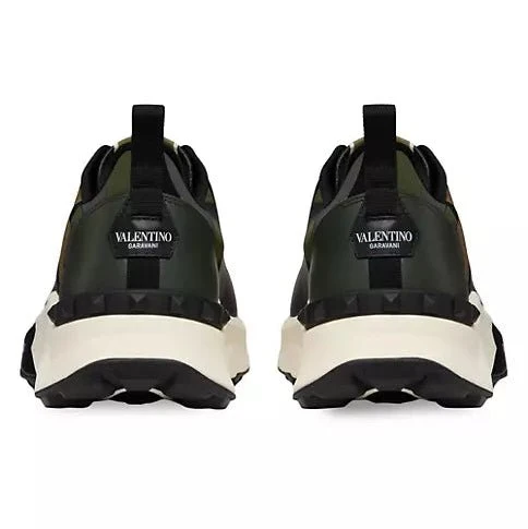 Valentino Garavani Low Top True Act Camouflage Sneakers In Rubberized Fabric - Image 3