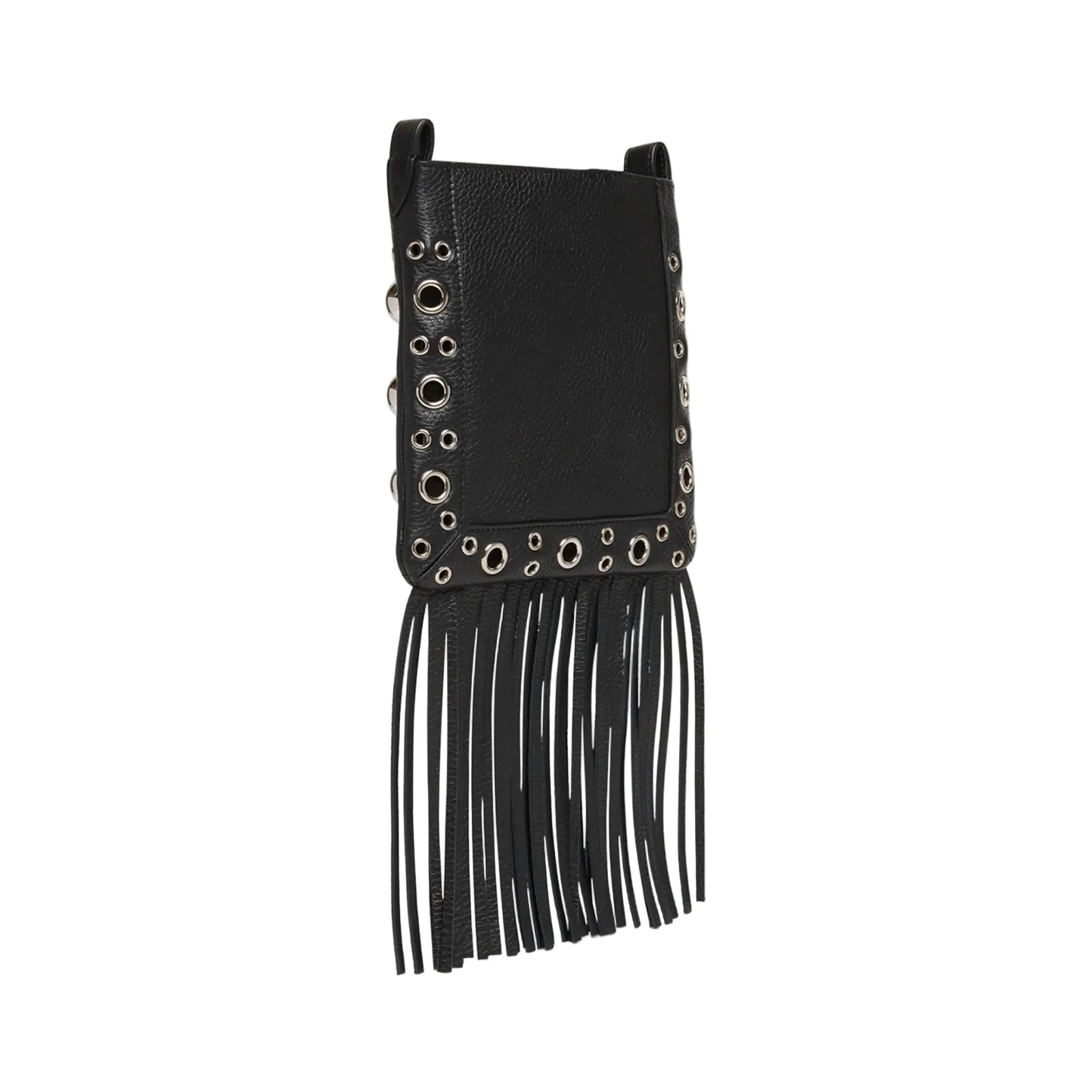 Valentino Garavani Nellcote Fringe Studded Leather Crossbody Bag - Image 2