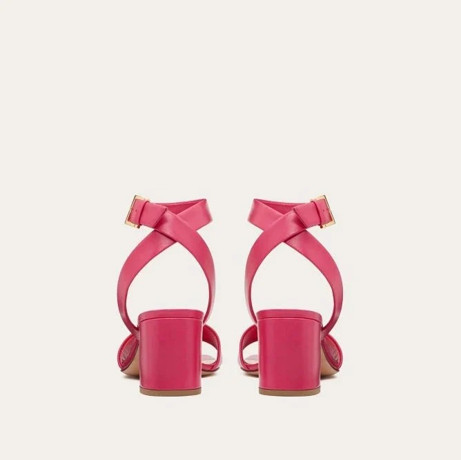 Valentino Garavani One Stud Calfskin Sandals Blossom - Image 6